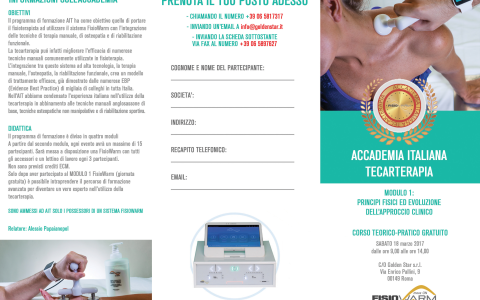 Corso Tecarterapia