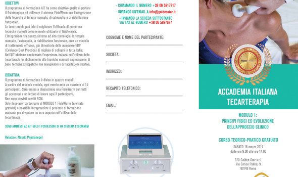 Corso Tecarterapia